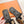 HM 25 Oran Sandal Black Copper Metalic Calfskin