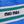 TOTE BAG 40 IN STRIPED PATTERN OF BLUE GREEN AND CREAM WHITE WOVEN RAFFIA