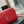 LOU CAMERA 23 RED LAMBSKIN GOLD HARDWARE