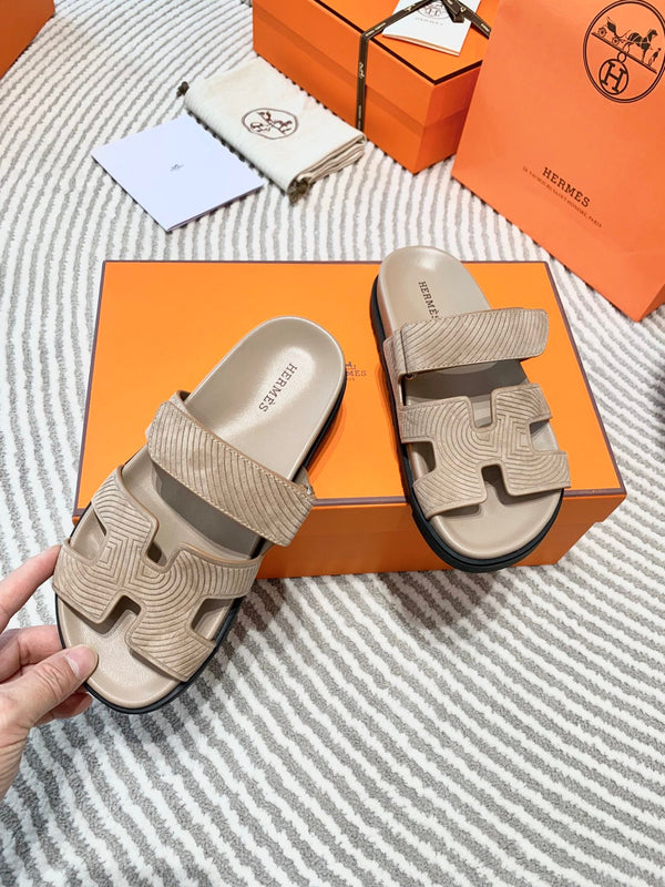 HM Chypre Sandal Beige Suede 963236