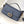 Fend Baguette 27 Bag Blue Calfskin Ghw