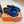 HM ELECTRIC SANDAL COBALT FABRIC AND CALFSKIN