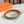 HM Silver Mors H buckle & Reversible 24 mm belt Orange Beige leather 125356