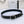 CL LARGE 35MM TWIN TRIOMPHE BELT IN BLACK CALFSKIN SILVER HARDWARE