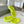 THONG SANDALS IN VOLT GREEN RUBBER