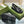 GG INTERLOCKING G CUT OUT SANDAL BLACK LAMBSKIN