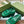 GG INTERLOCKING G CUT OUT SANDAL JADE GREEN LAMBSKIN