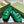 GG INTERLOCKING G CUT OUT SANDAL JADE GREEN LAMBSKIN