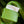 SARDINE 33 WITH CHAIN IN EMERALD GREEN LAMBSKIN