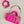D-JOY BAG 22 IN HOT PINK LAMBSKIN