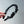 BLACK VOILE FABRIC HAIRBAND WITH PEARL CHAIN 867187