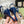 GG HIGH - HEEL SANDAL AZURE FABRIC ATTACH BOW