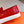 HM GAME SLIP-ON CROCODILE MOTIF SNEAKER RED CALFSKIN