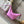 LOE LUNA HOBO 28 BAG IN HOT PINK CALFSKIN