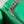 CRUSH CHAINED BAG 32 IN GREEN QUILTED CRUSHED CALFSKIN SILVER HARDWARE