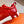 HM Bouncing Sneakers Red Embossed Sheepskin 705795