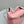 Extra Pocket Backpack 23 Pink Cowhide Shw