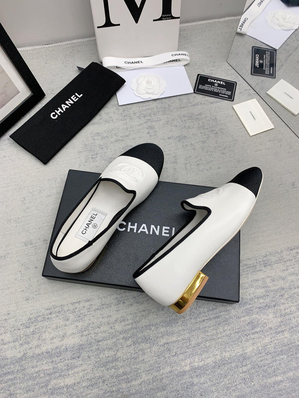 CC 26s Loafers Lambskin Ribbed Rubber Grosgrain Lambskin 159949