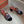 High Hee 60 Sprightly Charms Mule Sandal Black Purple Navy Calfskin