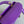 LADY 17 IN VIOLET PURPLE LAMBSKIN WITH CANNAGE PATTERN