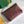 CONTI POUCH 24 IN WINE RED LAMBSKIN AND GOYARDINE CANVAS