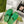 GC 25 50mm Monogram Slide Sandal Green Cowhide 292390