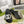 GC 25 Interlocking G 50mm Slide Sandal White Black Cowhide 292399