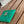 cc card holder 10cm dark green caviar