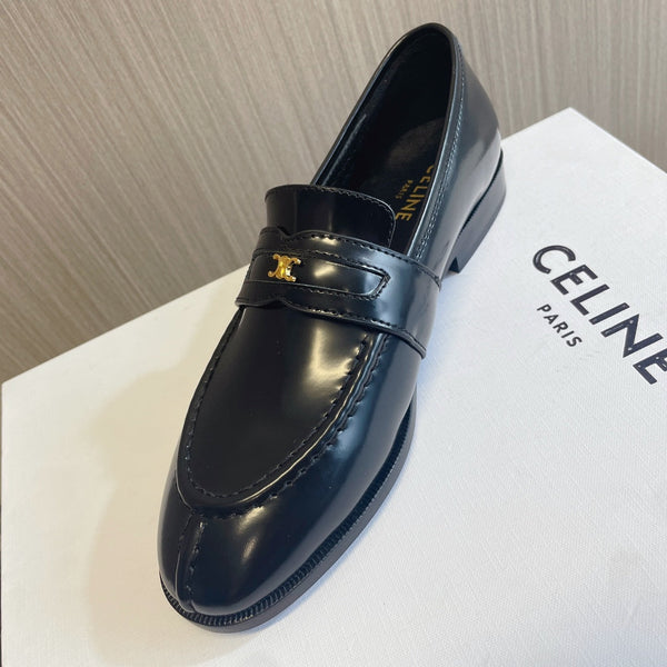 CE 26s Malaquais Loafers Black Polished Leather 944360