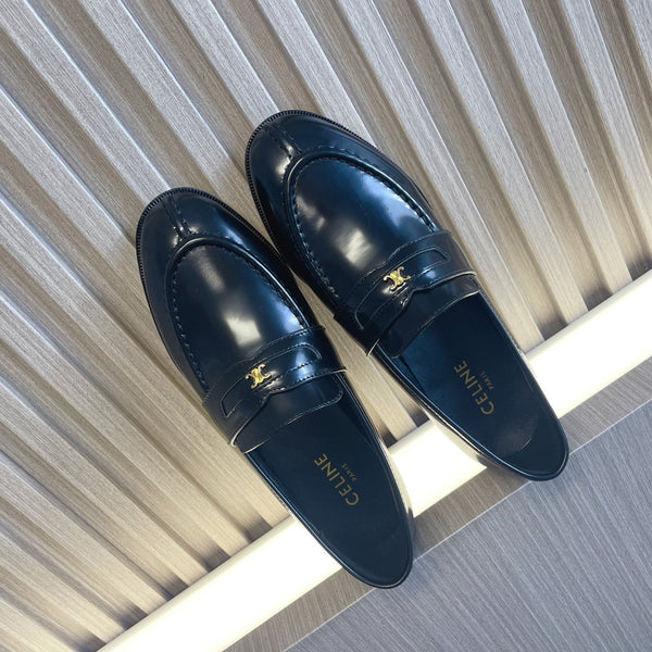 CE 26s Malaquais Loafers Black Polished Leather 944360