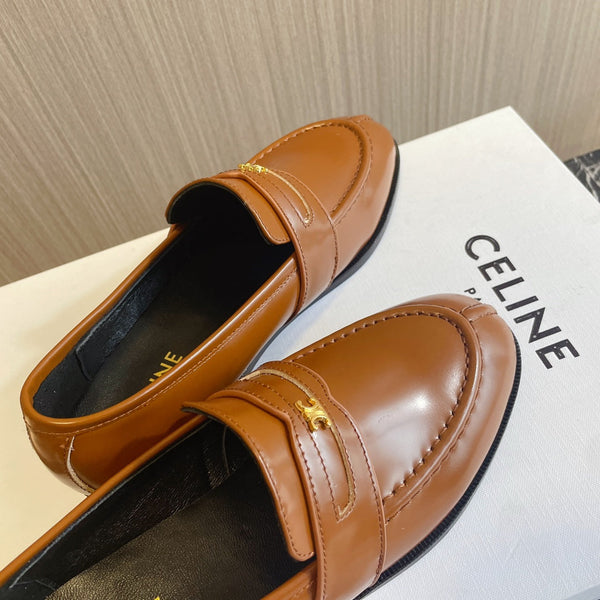 CE 26s Malaquais Loafers Tan Brown Polished Leather 944359
