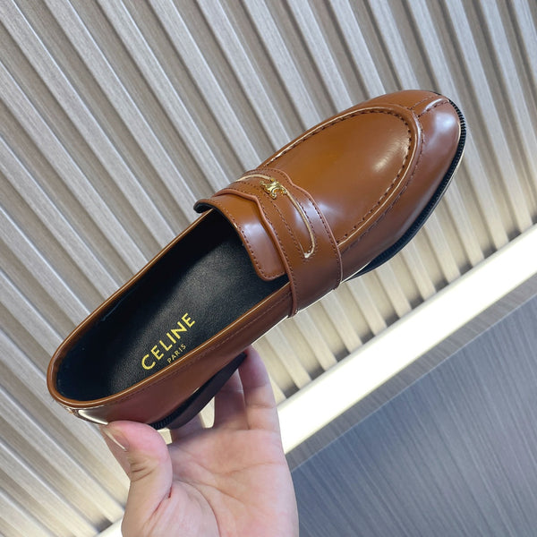 CE 26s Malaquais Loafers Tan Brown Polished Leather 944359