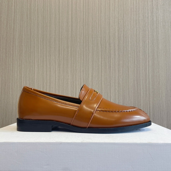 CE 26s Malaquais Loafers Tan Brown Polished Leather 944359
