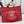 CC Deauville Tweed Bag Red Leather Silver Hardware 11