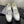 CC Moccasins 45mm White Lambskin
