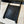 PORTELLO TOTE 53 IN BLACK CALFSKIN AND WHITE CANVAS