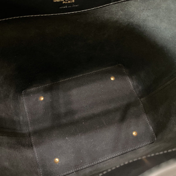 le 37 20cm black shiny calfskin