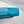 HM KELLY POCHETTE 22CM CERULEAN SWIFT SILVER HARDWARE