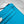 HM KELLY POCHETTE 22CM CERULEAN SWIFT SILVER HARDWARE