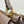 PEEKABOO 24 IN WHITE MIX BROWN INTERLACED CALFSKIN GOLD HARDWARE
