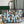 SAINT LOUIS PM BAG 34 IN BLUE LETTRES CAMOUFLAGE GOYARDINE CANVAS