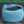 bv teen jodie 36cm ocean blue lambskin