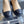 CC Cap Toe Ankle Boots Black Beige Cowhide 464571