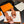 0RAN SANDAL Leather Carrot