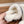 CD Sandal White Black Fleece And Canvas Fabric