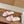 CD Dway Slide White Pink Fleece Lining And Canvas Fabric