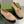 BLONDIE LOGO-PLAQUE LOAFERS IN ECRU BEIGE SUEDE