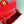 MINI RECTANGLE FLAP BAG 20CM RED CAVIAR GOLD HARDWARE