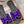 0ran sandal purple black suede goatskin