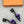 0ran 45 sandal purple black suede goatskin